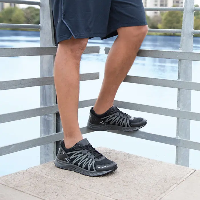 Pursuit-Black athletic shoes